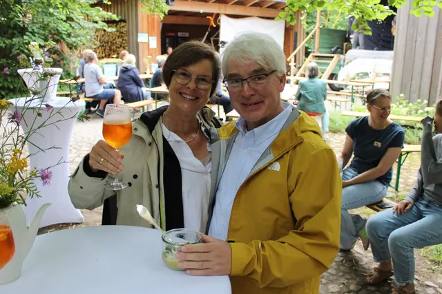 Genossen auf dem Festival Aperol und Bowl-Suppe: Sabine und Stephan Beste aus Stade | Foto: ce