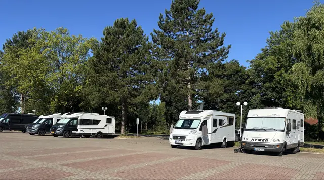 Auf dem Wohnmobilstellplatz in Jork | Foto: sts
