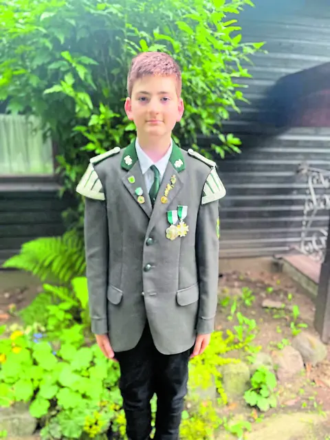 Sascha Alexander Onyshshenko wurde zum Jugendkönig gekürt | Foto: Verein