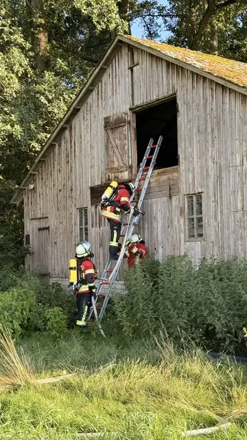 Die Feuerwehr griff schnell ein und verhinderte Schlimmeres | Foto: Freiwillige Feuerwehr Samtgemeinde Hanstedt