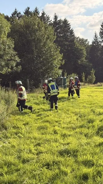 Die Feuerwehr war schnell vor Ort | Foto: Freiwillige Feuerwehr Samtgemeinde Hanstedt