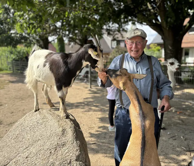 Günter Poppe liebt Tiere | Foto: sts