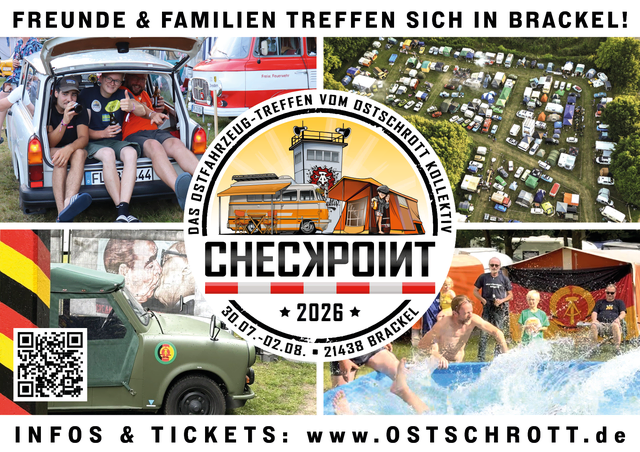 Info-Flyer Checkpoint 2026
 | Foto: Ostschrott Kollektiv e.V.