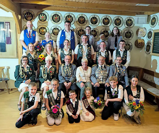 Der neue Hofstaat des Schützenvereins Mulsum | Foto: Schützenverein