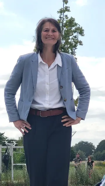 Niedersachsens Landwirtschaftsministerin Miriam Staudte (Grüne) war sichtlich beeindruckt - sowohl von der Anlage als auch von dem bunten Treiben | Foto: sh