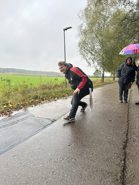 Mirco Mamerow beim Boßeln im vergangenen Jahr | Foto:  Pfeifenclub Otter