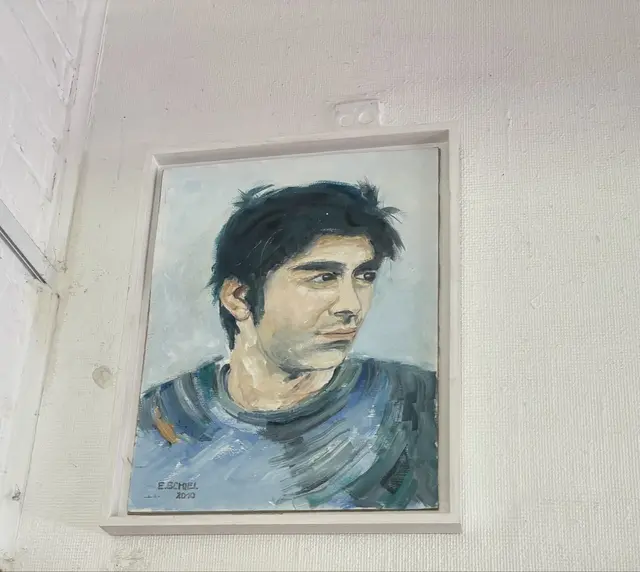 Fatih Akin, gemalt von Eberhard Schiel | Foto: sts