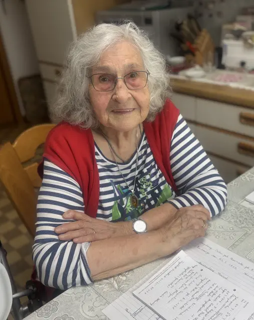 Ingeborg Kehn während des Gesprächs | Foto: sts