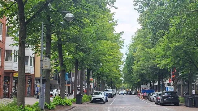 Die Bahnhofstraße in Buxtehude wird für Autos zukünftig nicht mehr in beide Richtungen befahrbar sein