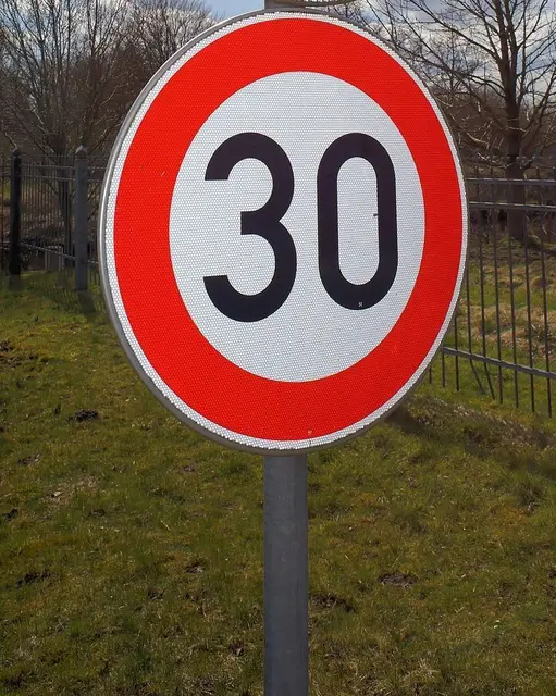 Das Tempo-30-Schild an der Soltauer Straße wurde geklaut | Foto: Polizei