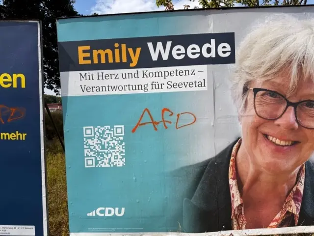 Auch hier das AFD-Kürzel, ... | Foto: Von Heydebreck