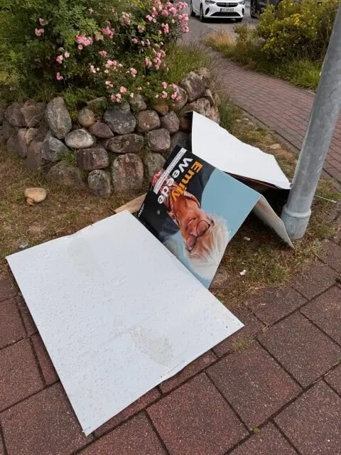 Eine Spur der Verwüstung ... | Foto: Von Heydebreck