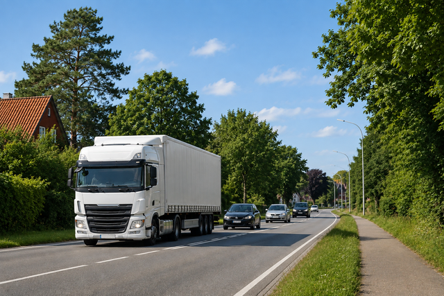 Der starke Ausweichverkehr belastet derzeit Metzendorf und Tötensen. Noch vor Ferienende soll der Lkw-Verkehr auf mehreren Straßen eingeschränkt werden (Symbolbild) | Foto: KI-generiert