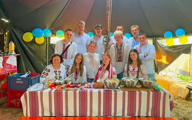 In ihren Trachten präsentierten sich die Gäste aus der Ukraine auf dem internationalen Abend | Foto: Niklas Krüger