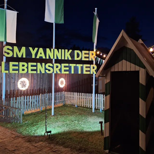 Die Königsburg der amtierenden Majestät Yannik, dem Lebensretter | Foto: Verein