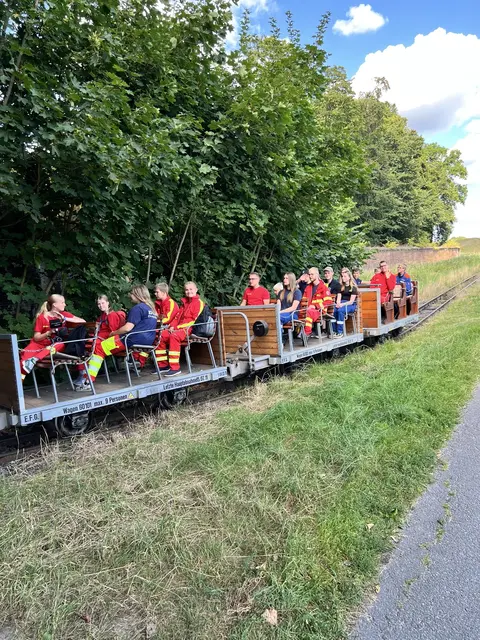 Spaß machten die Rundfahrten mit dem "Festungsblitz" | Foto: Daniel Beneke/Lk Stade
