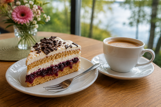 Kaffee trinken, Kuchen essen und nette Gespräche führen - möglich im Courage (Symbolbild) | Foto: KI-generiert