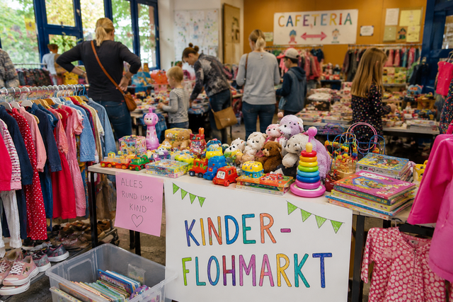 Stöbern, entdecken und Schnäppchen machen: Beim Kinder-Flohmarkt in der Grundschule Elstorf dreht sich alles um Spielzeug, Kleidung und Zubehör für den Nachwuchs (Symbolbild) | Foto: KI-generiert