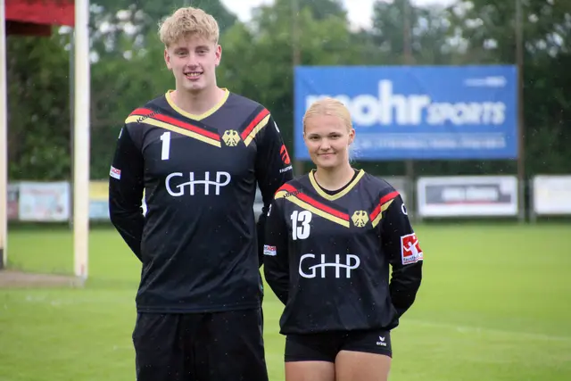 Joris Finkel und Svea Poppe haben bei der U18-Weltmeisterschaft in der Schweiz mit ihren Nationalteam Medaillen gewonnen. | Foto: MTV Wangersen