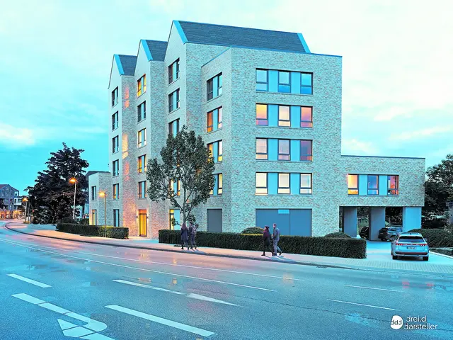 Auf dieser Illustration sind fünf Etagen und das Staffelgeschoss zu sehen | Foto: Sparkasse Harburg-Buxtehude