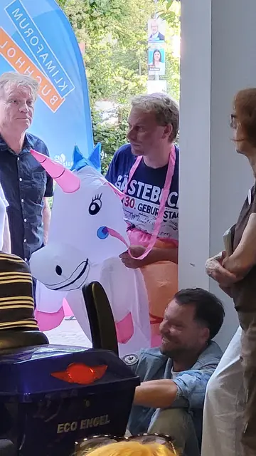 Ein Einhorn sorgte kurz für Gelächter | Foto: sh