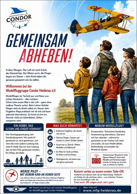 Vereins-Flyer | Foto: Modellflug Gruppe Condor Heidenau e.V.