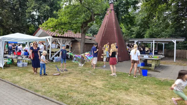 Für Kinder gab es viele Spielangebote | Foto: Jugendherberge Stade