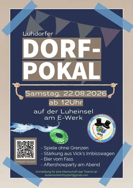 Samstag steigt der Luhdorfer Dorfpokal | Foto: Faslamsvereinigung Luhdorf-R.