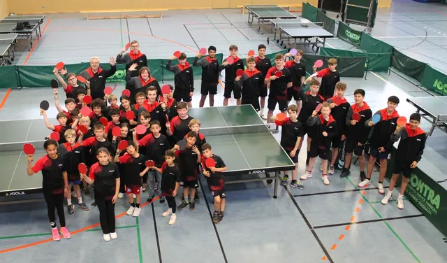 TT-Jugend vor dem Training im Sportzentrum Seevetal | Foto: TuS Fleestedt