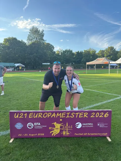 Marco Bartsch und Emilia Schwarz sind Europameister geworden.  | Foto: Verein