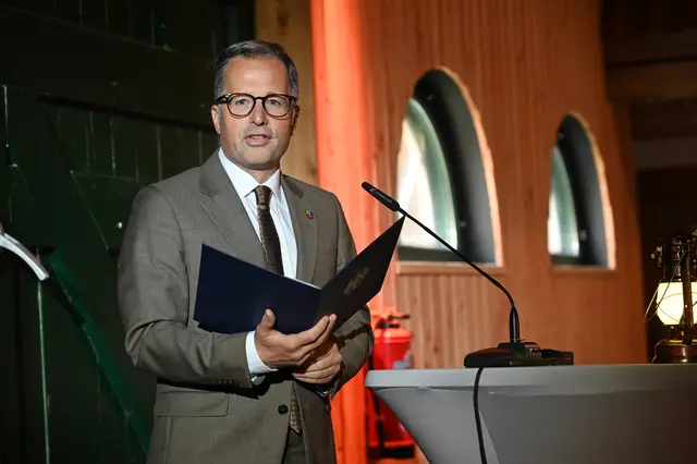 Lobende Worte vom Landrat Kai Seefried | Foto: Landkreis Stade/Daniel Beneke