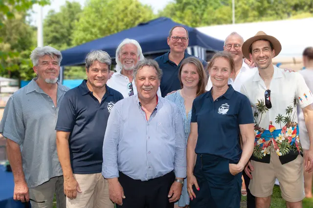 Der aktuelle Vereinsvorstand (v. li.): Reinhard Hagemann (Sportwart), Andreas Follert (Mitglieder/Akquisition), Peter Lutz (Sportwart), Thomas Ziegler (Vorsitzender), Klaus Hosfeld (Technische Leitung), Jasmin Elfers (Jugendwartin, Cheftrainerin), Anja Hosfeld (Jugendwartin), Jörg Dorka (Kassenwart) und Florian Römer (zweiter Vorsitzender) | Foto: A. Follert