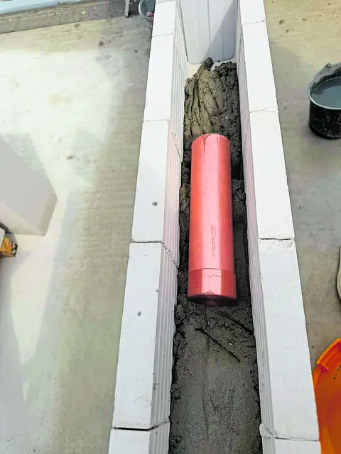 Die Zeitkapsel im Mauerwerk | Foto: Samtgemeinde Fredenbeck