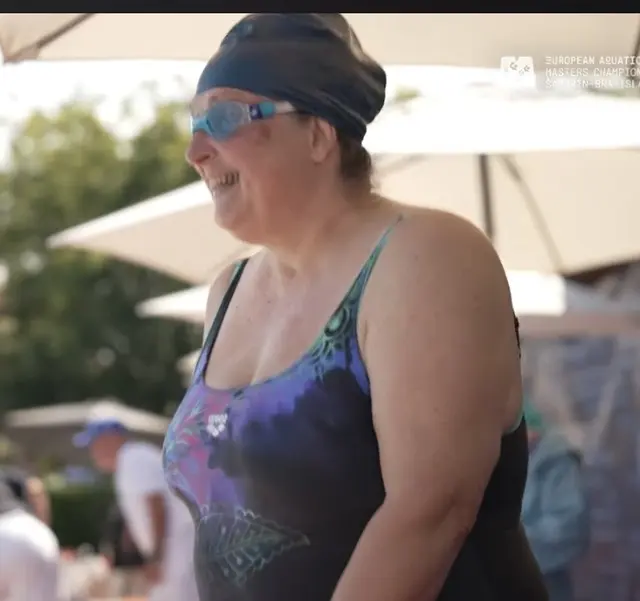 Freut sich über ihre Schwimmerfolge: Edith Sieg | Foto: European Aquatics