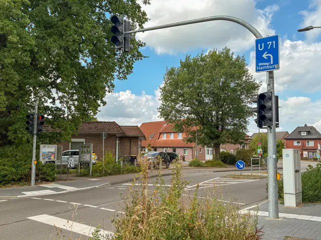 Die Fußgängerampel an der Ohlendorfer Ortsdurchfahrt wird viel genutzt und bleibt deshalb | Foto: Gemeinde Seevetal
