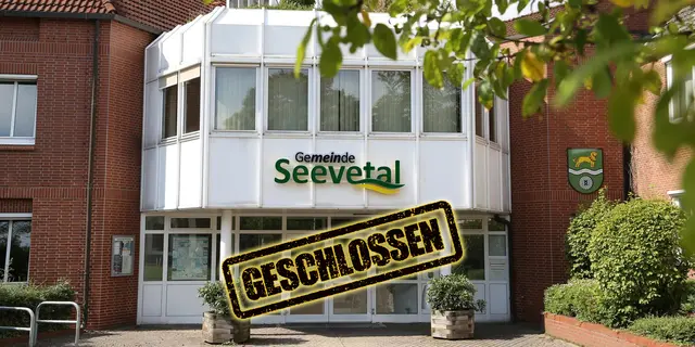 Das Rathaus der Gemeinde Seevetal und das Bürgerbüro der Stadt Buchholz bleiben verschlossen | Foto: Gemeinde Seevetal / jd