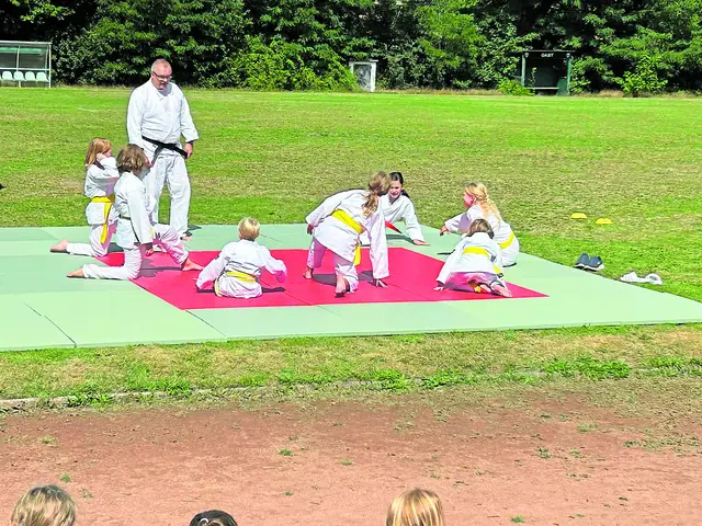 Die Judo-Vorführung erhielt viel Aufmerksamkeit | Foto: Verein