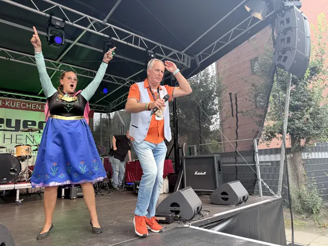 Holger Ratz und Jasmin Scheiter sorgten für super Stimmung  | Foto: Silke König 