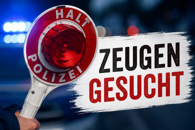 Wer den Unfall oder den flüchtigen Fahrer beobachtet hat, wird gebeten, sich bei der Polizei zu melden | Foto: KI generiert