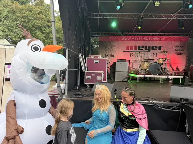 Sogar Schneemann Olaf war für das Foto-Shooting dabei | Foto: Silke König 