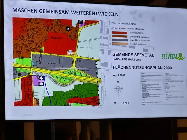 Der Flächennutzungsplan zeigt: Die Gemeinde will Gewerbe (graue Flächen) am geplanten Revitalis-Standort südlich der Winsener Straße | Foto: Gemeinde Seevetal/pöp