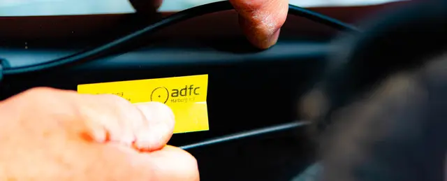 Der Code am Fahrrad - hilfreich als Diebstahlschutz und bei der Aufklärung  | Foto: ADFC KV Harburg eV.