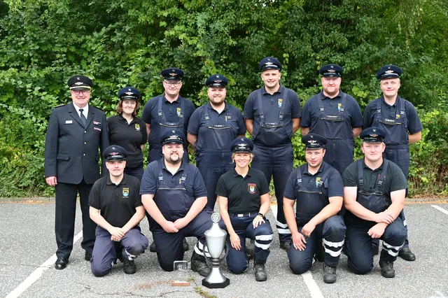 Die Siegergruppe der Feuerwehr Wulfsen | Foto: Mathias Wille