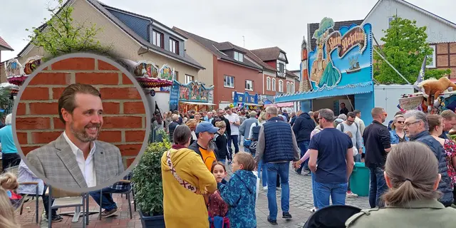 Die Harsefelder Jahrmärkte können wie gewohnt in der Marktstraße stattfinden. Dirk Viebrock hat signalisiert, dass es keine Probleme mit der Baustelle geben wird  | Foto: mb/jd