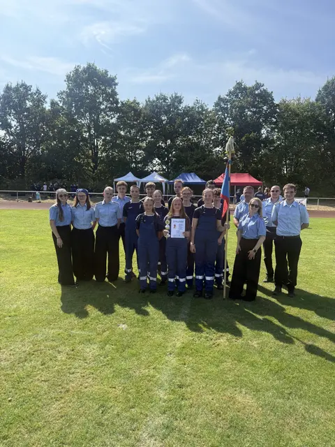 Das Team der Jugendfeuerwehr Handeloh | Foto: FF SG Tostedt