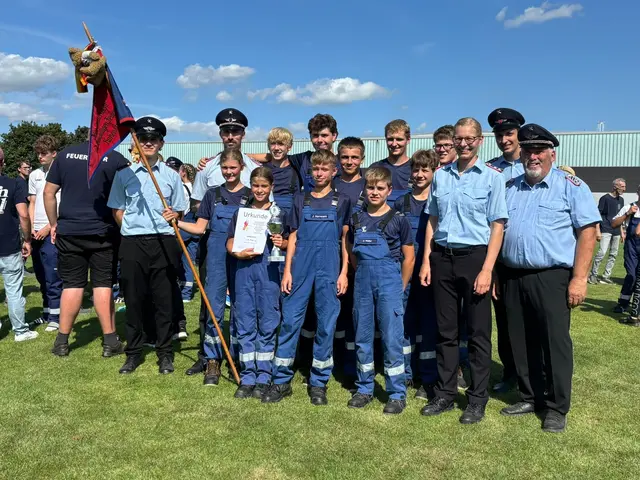 Das Team der Jugendfeuerwehr Kakenstorf | Foto: FF SG Tostedt