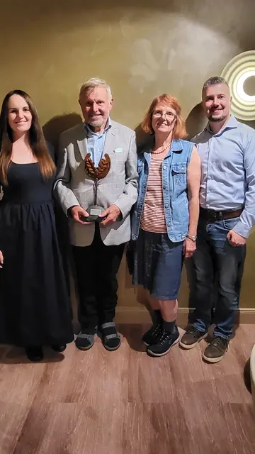 Familie Riebandt: Tochter Jessica (v. li.), Ernst, Ehefrau Regina und Sohn Christopher | Foto: sh