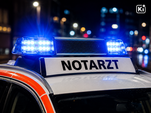 Der Motorradfahrer musste nach der Erstbehandlung vor Ort mit einem Hubschrauber in eine Klinik gebracht werden | Foto: KI-generiertes Symbolbild