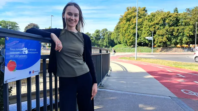 Laura Dettmann aus der Abteilung Stadtplanung und -sanierung der Hansestadt Stade ist Projektleiterin für die Neugestaltung des Stadteingangs Schiffertor | Foto: Hansestadt Stade