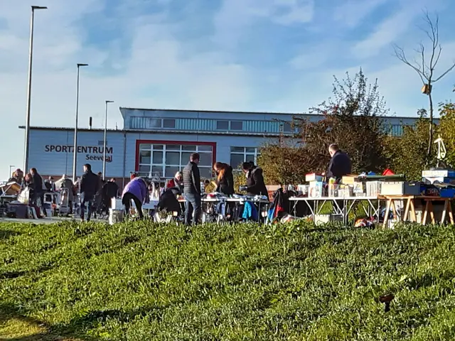 Vor dem Sportzentrum Seevetal entsteht ein riesiger Marktplatz für Gebrauchtes, Altes, Skurriles und Schönes | Foto: TUS Fleestedt